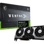 MSI GeForce RTX 5070 Ti 16G VENTUS 3X OC NVIDIA 16 GB GDDR7 Unpacked