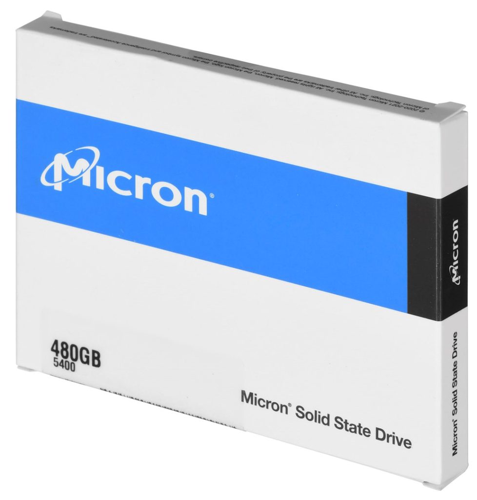 SSD Micron 5400 PRO 480GB SATA 2.5" MTFDDAK480TGA-1BC1ZABYYR (DWPD 1.5)