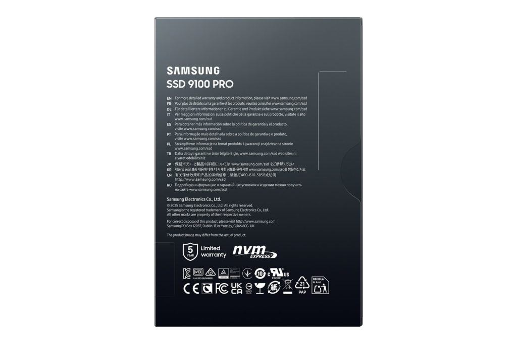 Samsung 9100 PRO PCIe® 5.0 NVMe™ M.2 SSD - 2 TB