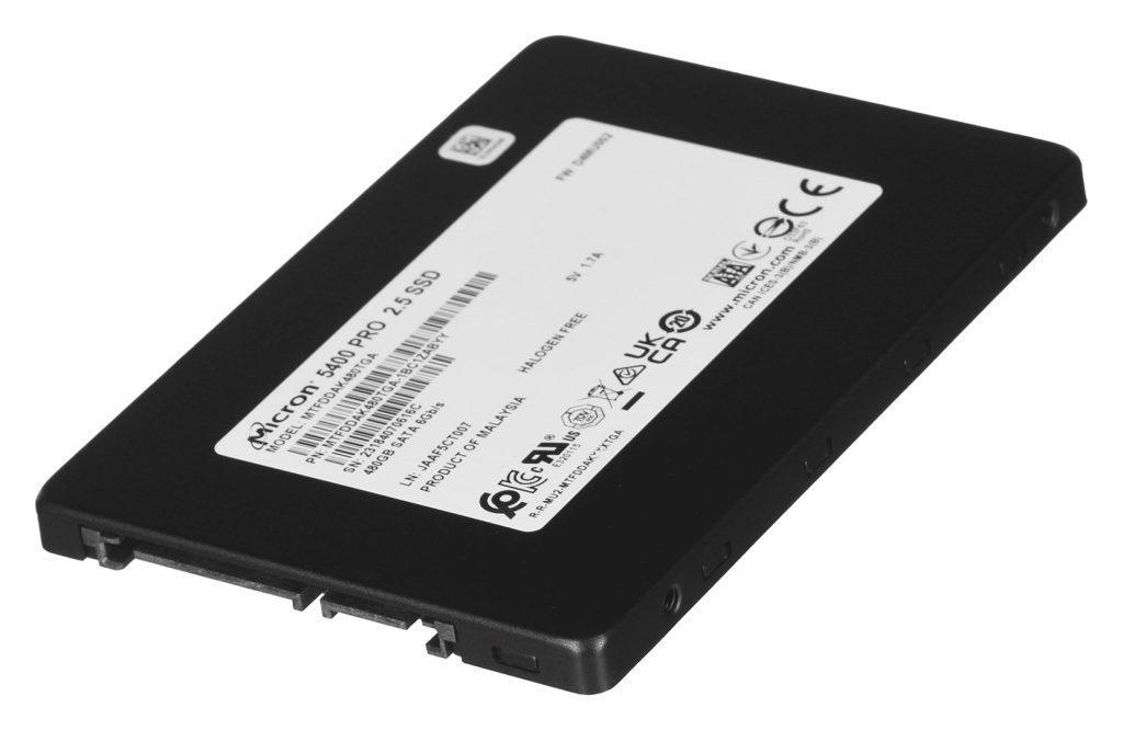 SSD Micron 5400 PRO 480GB SATA 2.5" MTFDDAK480TGA-1BC1ZABYYR (DWPD 1.5)