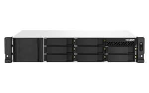 QNAP TS-873AEU-4G NAS/storage server Rack (2U) Ryzen Embedded V1500B 4 GB DDR4 0 TB QuTS hero Black
